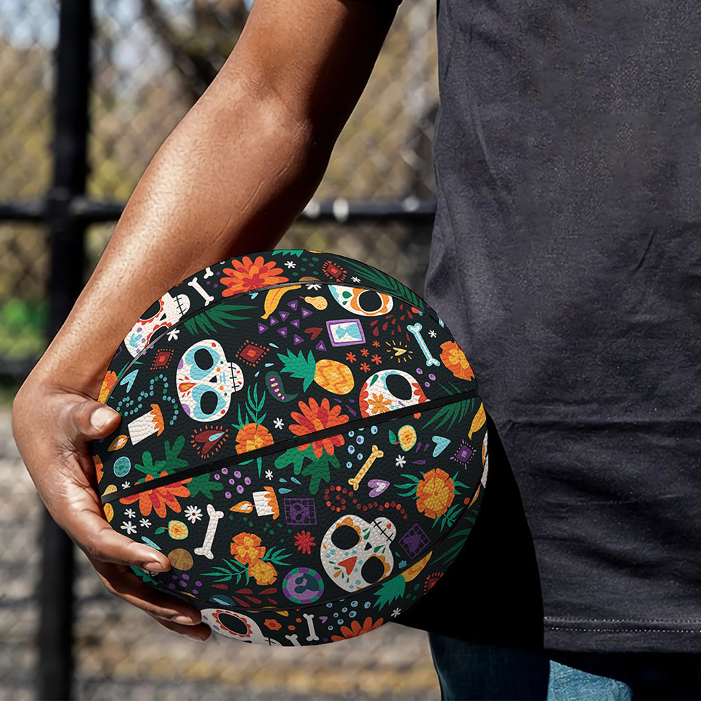 Dia De Los Muertos Day Of The Dead Print Basketball