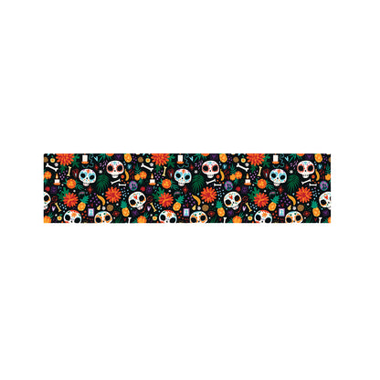 Dia De Los Muertos Day Of The Dead Print Bed Runner