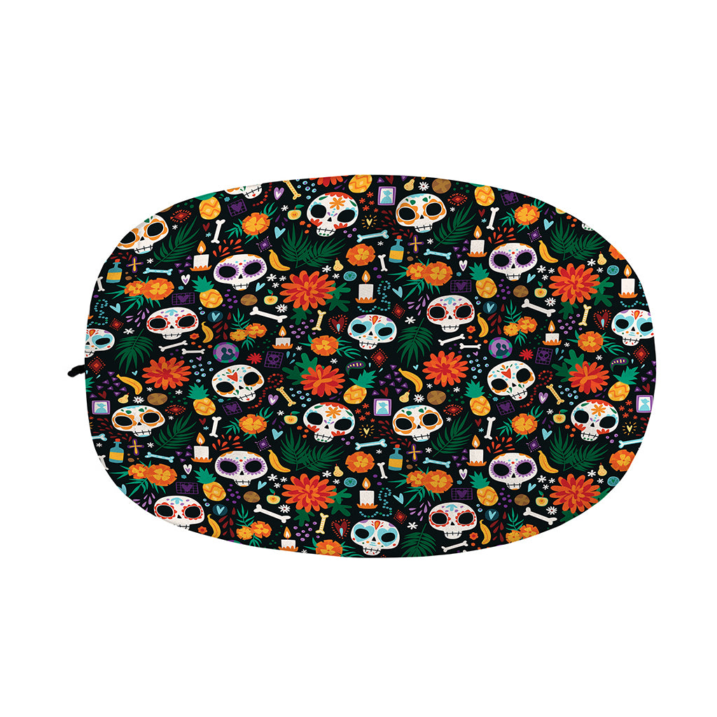 Dia De Los Muertos Day Of The Dead Print Car Side Mirror Covers