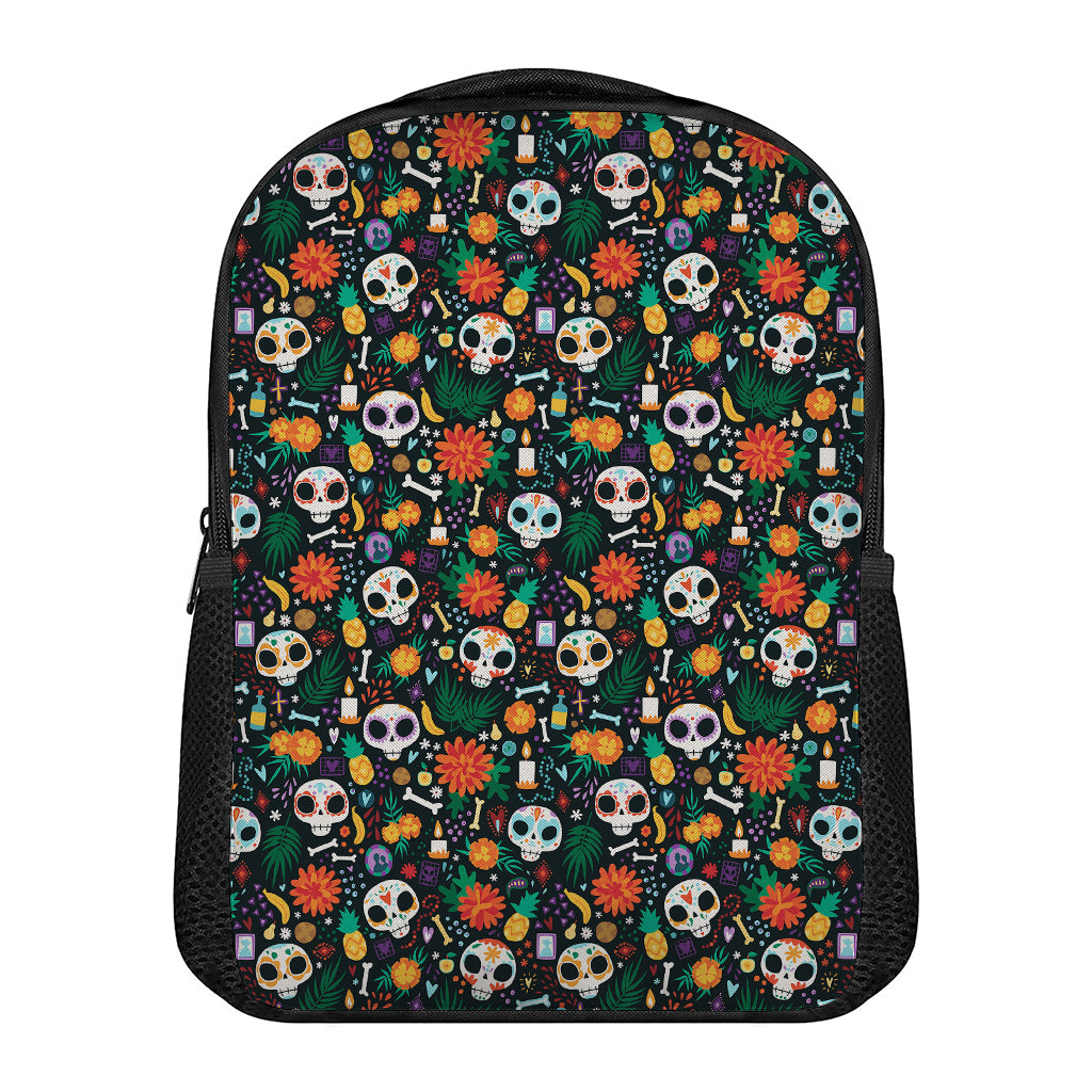 Dia De Los Muertos Day Of The Dead Print Casual Backpack