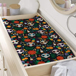 Dia De Los Muertos Day Of The Dead Print Changing Pad Cover