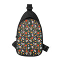 Dia De Los Muertos Day Of The Dead Print Sling Bag