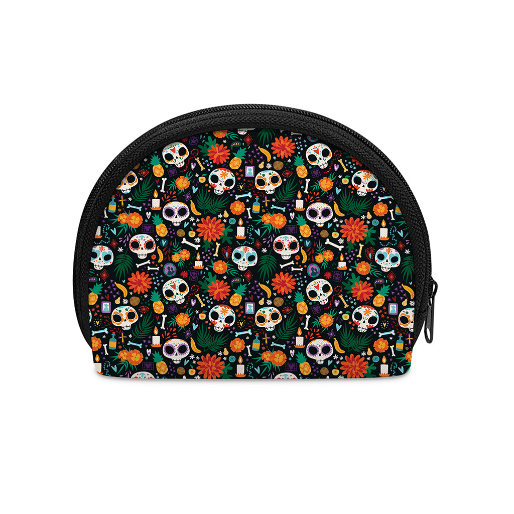 Dia De Los Muertos Day Of The Dead Print Coin Purse