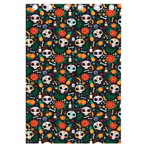 Dia De Los Muertos Day Of The Dead Print Curtain