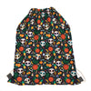 Dia De Los Muertos Day Of The Dead Print Drawstring Bag