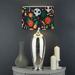 Dia De Los Muertos Day Of The Dead Print Drum Lamp Shade