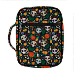 Dia De Los Muertos Day Of The Dead Print Front Pocket Bible Bag