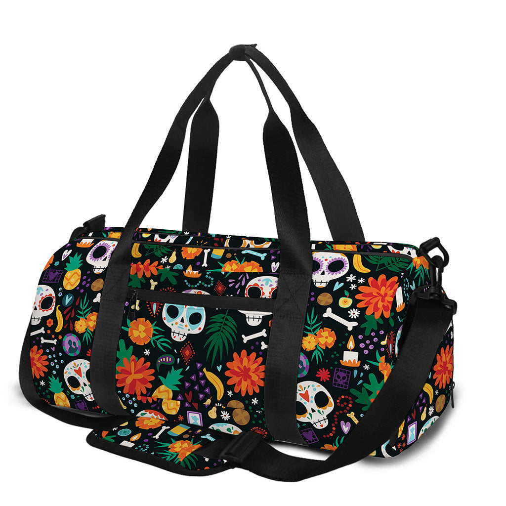 Dia De Los Muertos Day Of The Dead Print Gym Bag