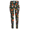 Dia De Los Muertos Day Of The Dead Print High-Waisted Pocket Leggings