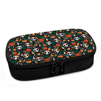 Dia De Los Muertos Day Of The Dead Print Insulin Cooler Travel Case
