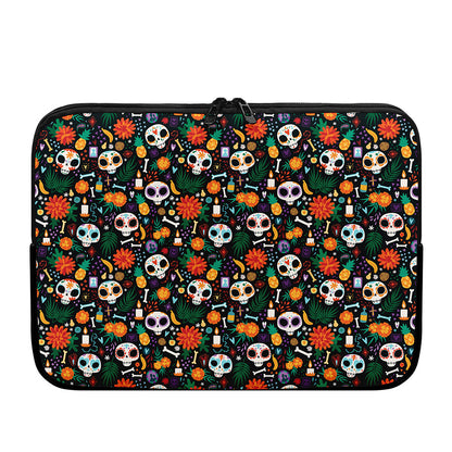 Dia De Los Muertos Day Of The Dead Print Laptop Sleeve