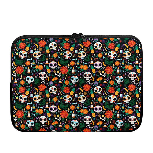 Dia De Los Muertos Day Of The Dead Print Laptop Sleeve