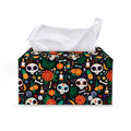 Dia De Los Muertos Day Of The Dead Print Leather Tissue Box Cover