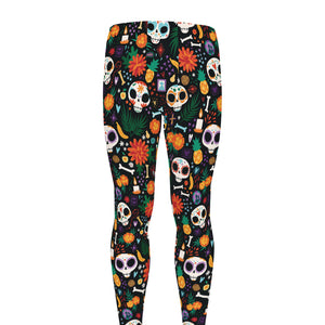 Dia De Los Muertos Day Of The Dead Print Men's leggings