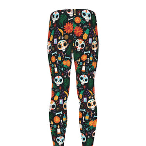 Dia De Los Muertos Day Of The Dead Print Men's leggings