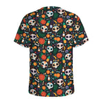 Dia De Los Muertos Day Of The Dead Print Men's Sports T-Shirt