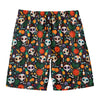 Dia De Los Muertos Day Of The Dead Print Men's Swim Trunks