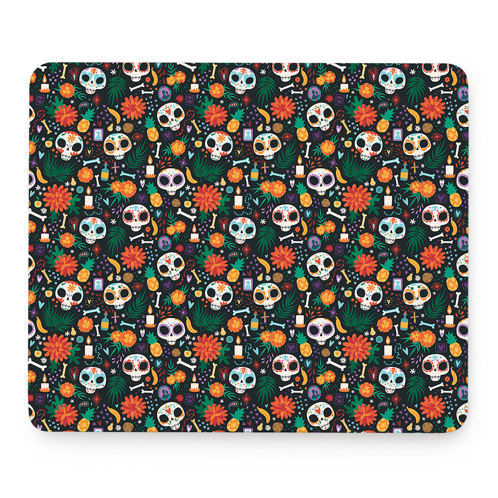 Dia De Los Muertos Day Of The Dead Print Mouse Pad