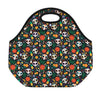 Dia De Los Muertos Day Of The Dead Print Neoprene Lunch Bag