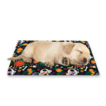 Dia De Los Muertos Day Of The Dead Print Pet Cooling Mat Cover