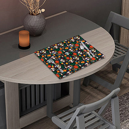 Dia De Los Muertos Day Of The Dead Print Placemat