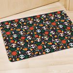 Dia De Los Muertos Day Of The Dead Print Polyester Doormat