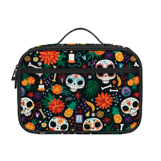 Dia De Los Muertos Day Of The Dead Print Portable Lunch Bag