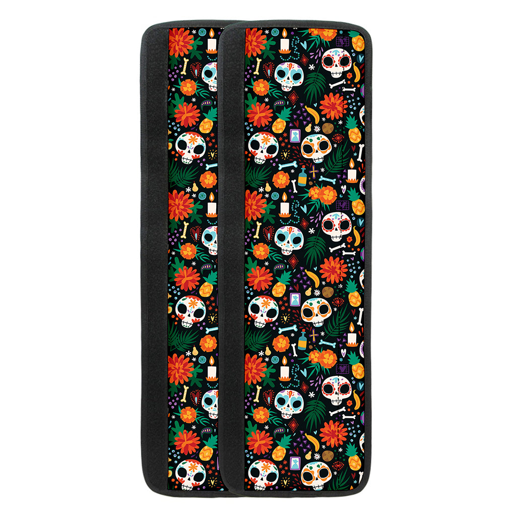 Dia De Los Muertos Day Of The Dead Print Refrigerator Handle Covers