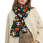 Dia De Los Muertos Day Of The Dead Print Scarf