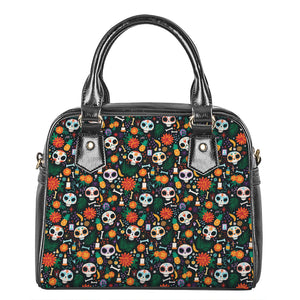 Dia De Los Muertos Day Of The Dead Print Shoulder Handbag