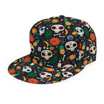 Dia De Los Muertos Day Of The Dead Print Snapback Cap