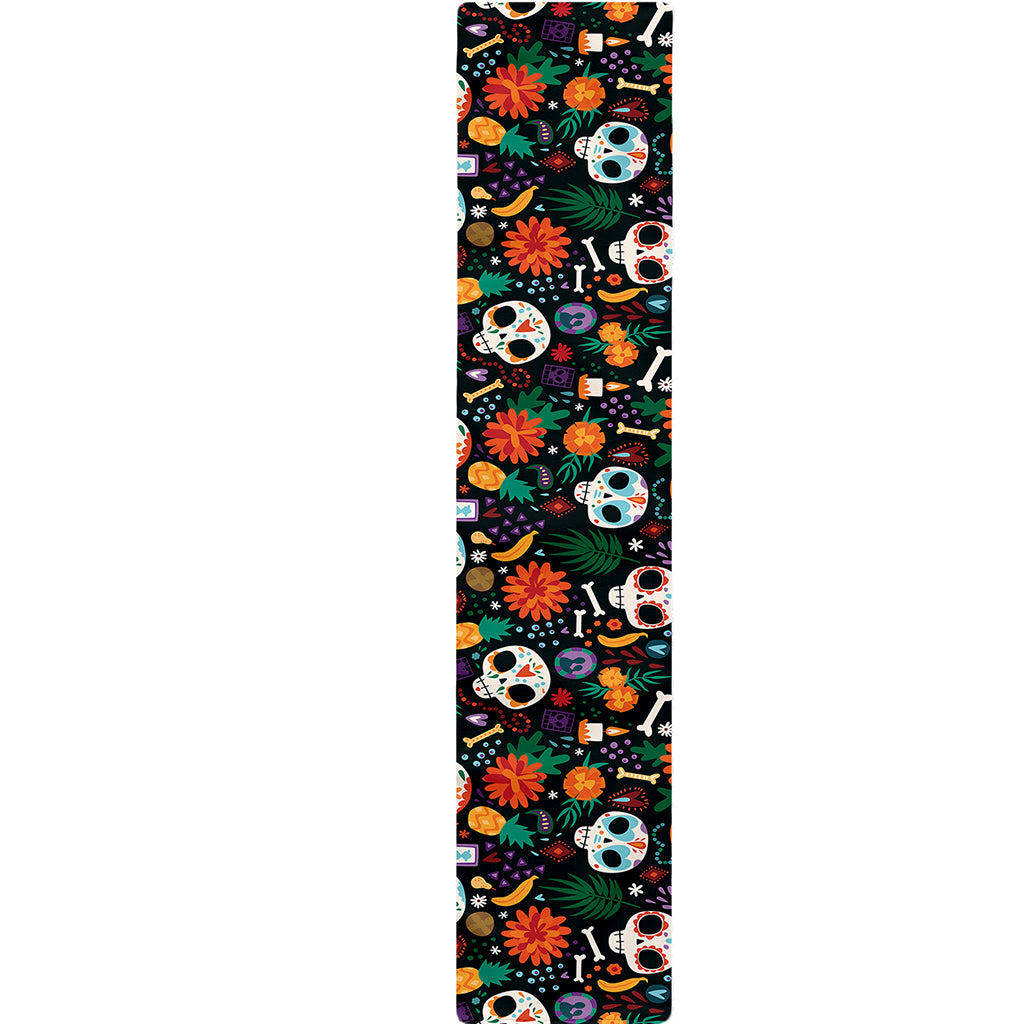 Dia De Los Muertos Day Of The Dead Print Table Runner
