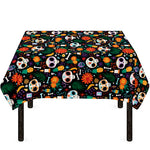 Dia De Los Muertos Day Of The Dead Print Tablecloth