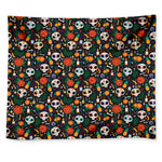 Dia De Los Muertos Day Of The Dead Print Tapestry