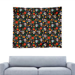 Dia De Los Muertos Day Of The Dead Print Tapestry