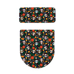 Dia De Los Muertos Day Of The Dead Print Toilet Lid And Tank Cover Set