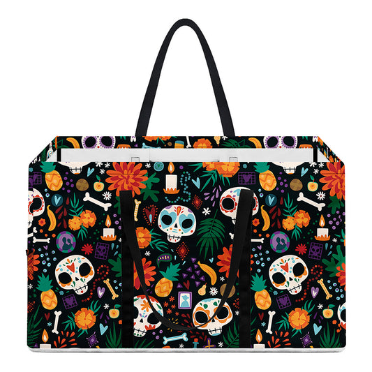 Dia De Los Muertos Day Of The Dead Print Utility Tote Bag