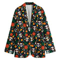 Dia De Los Muertos Day Of The Dead Print Women's Blazer