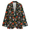 Dia De Los Muertos Day Of The Dead Print Women's Blazer