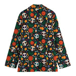 Dia De Los Muertos Day Of The Dead Print Women's Blazer