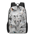Diamond Artwork Print 17 Inch Backpack
