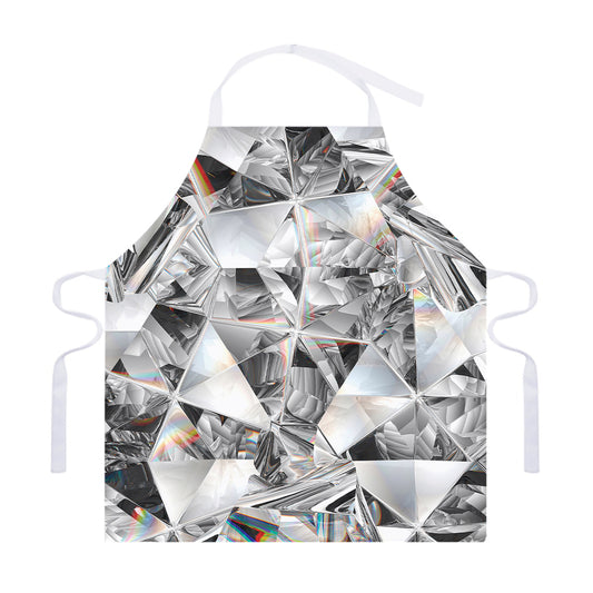 Diamond Artwork Print Adjustable Apron