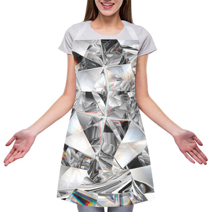Diamond Artwork Print Adjustable Apron