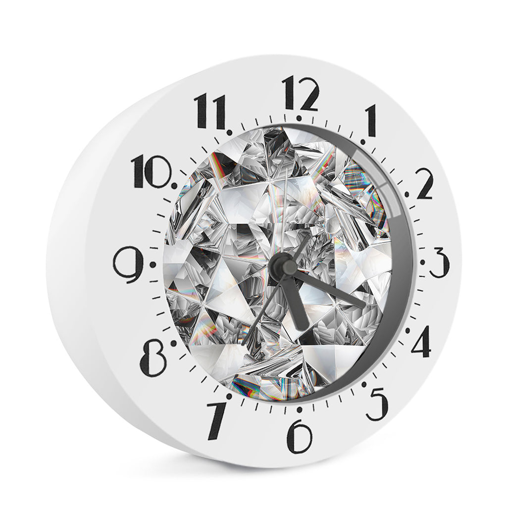 Diamond Artwork Print Alarm Clock