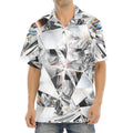 Diamond Artwork Print Aloha Shirt