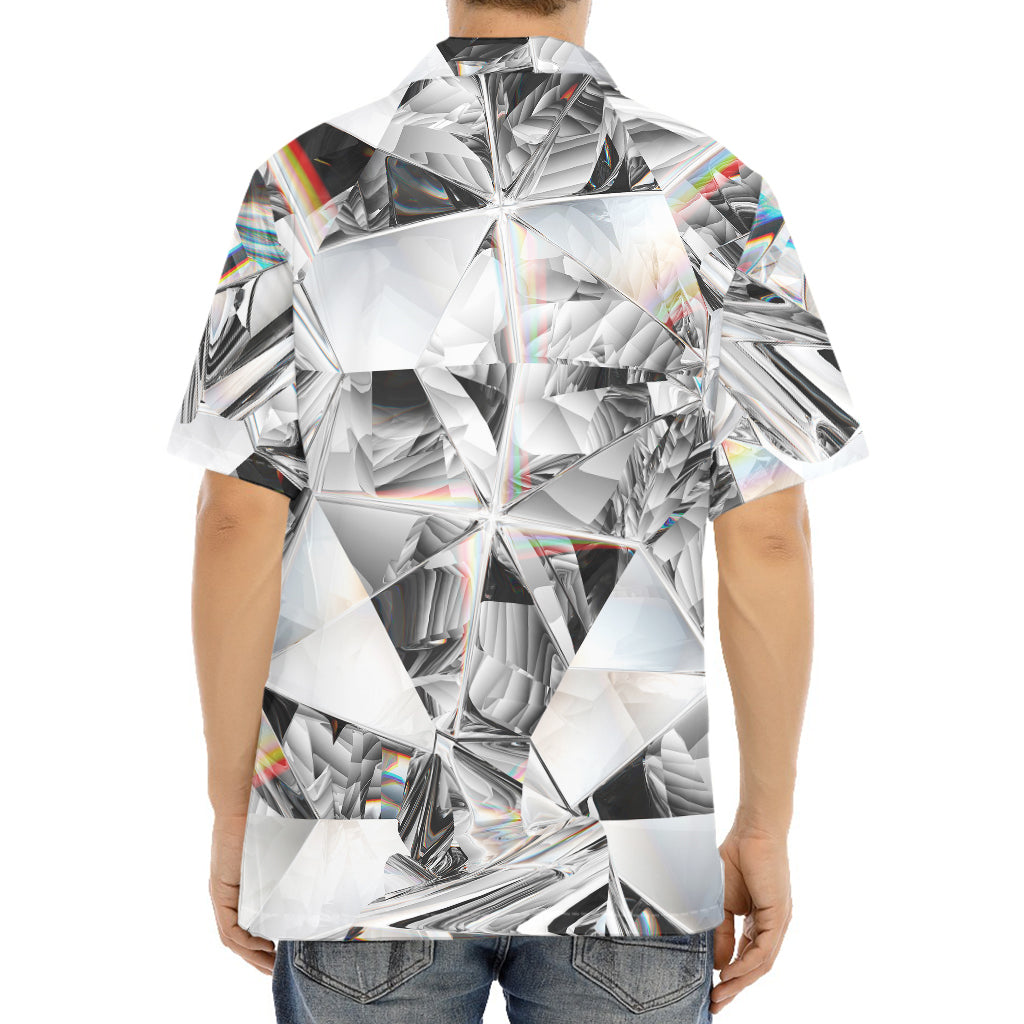 Diamond Artwork Print Aloha Shirt