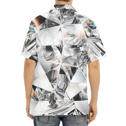 Diamond Artwork Print Aloha Shirt