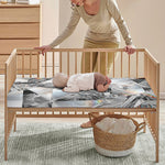 Diamond Artwork Print Baby Crib Sheet