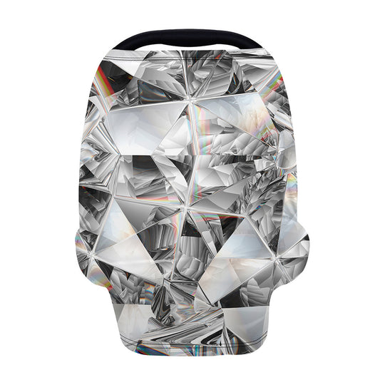 Diamond Artwork Print Baby Seat Cover