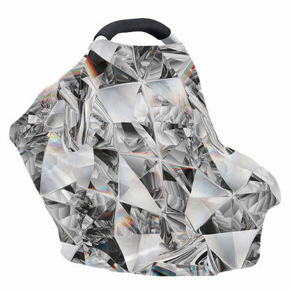 Diamond Artwork Print Baby Seat Cover